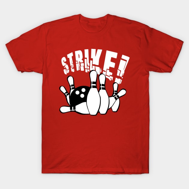 Strike! T-Shirt by LefTEE Designs